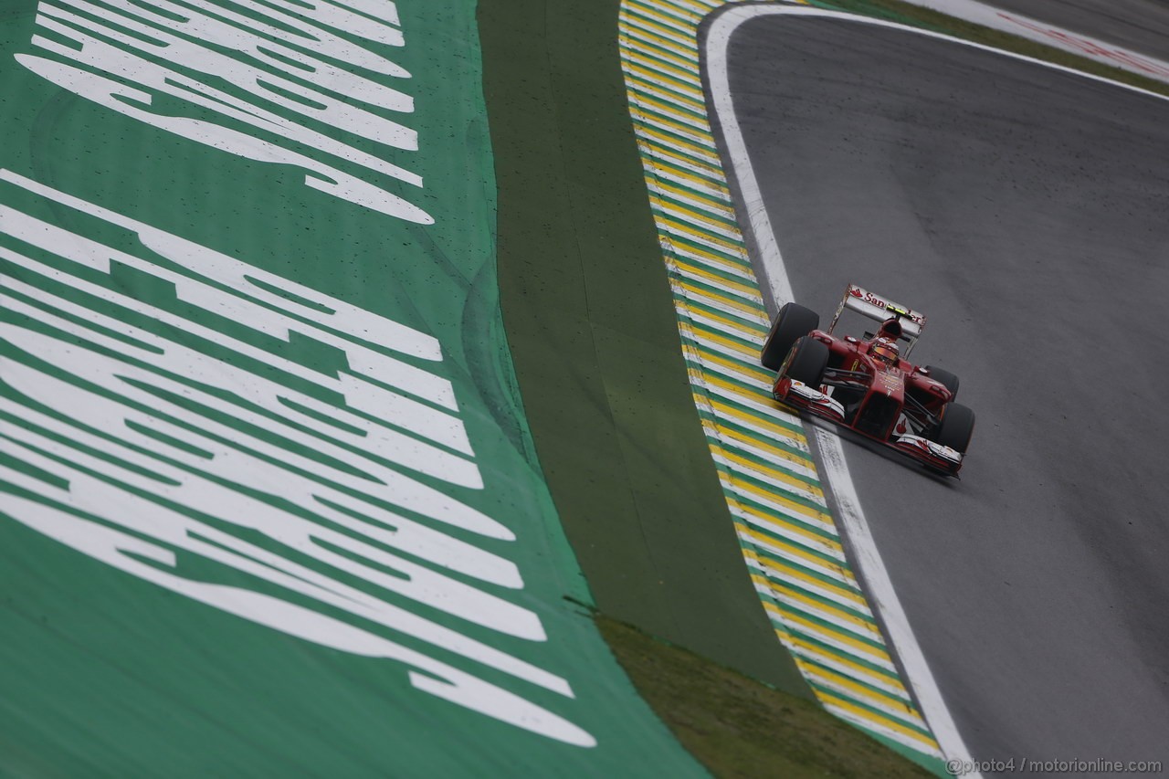 GP BRASILE, 24.11.2013 - Gara, Felipe Massa (BRA) Ferrari F138 