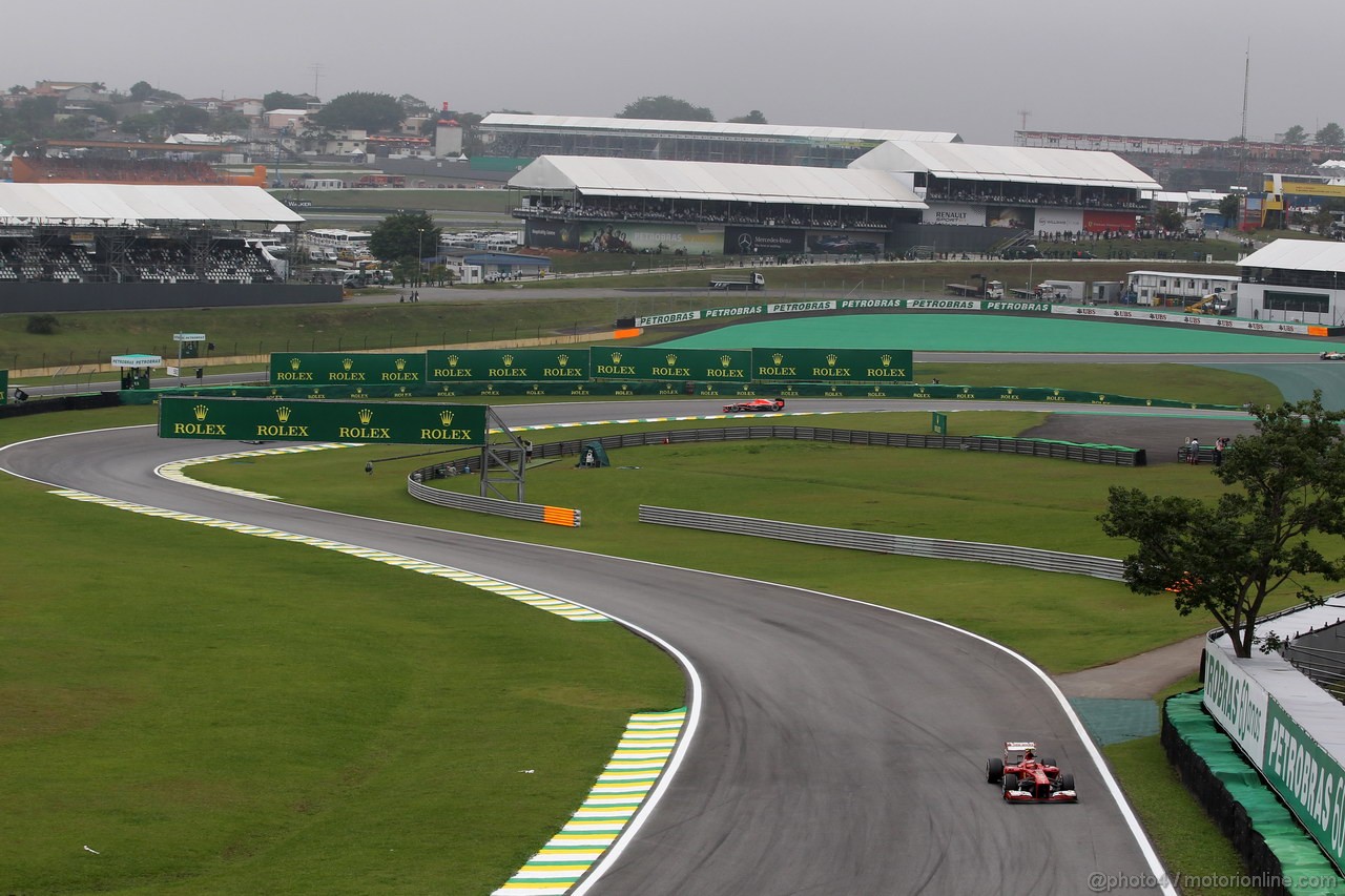 GP BRASILE, 24.11.2013 - Gara, Felipe Massa (BRA) Ferrari F138 