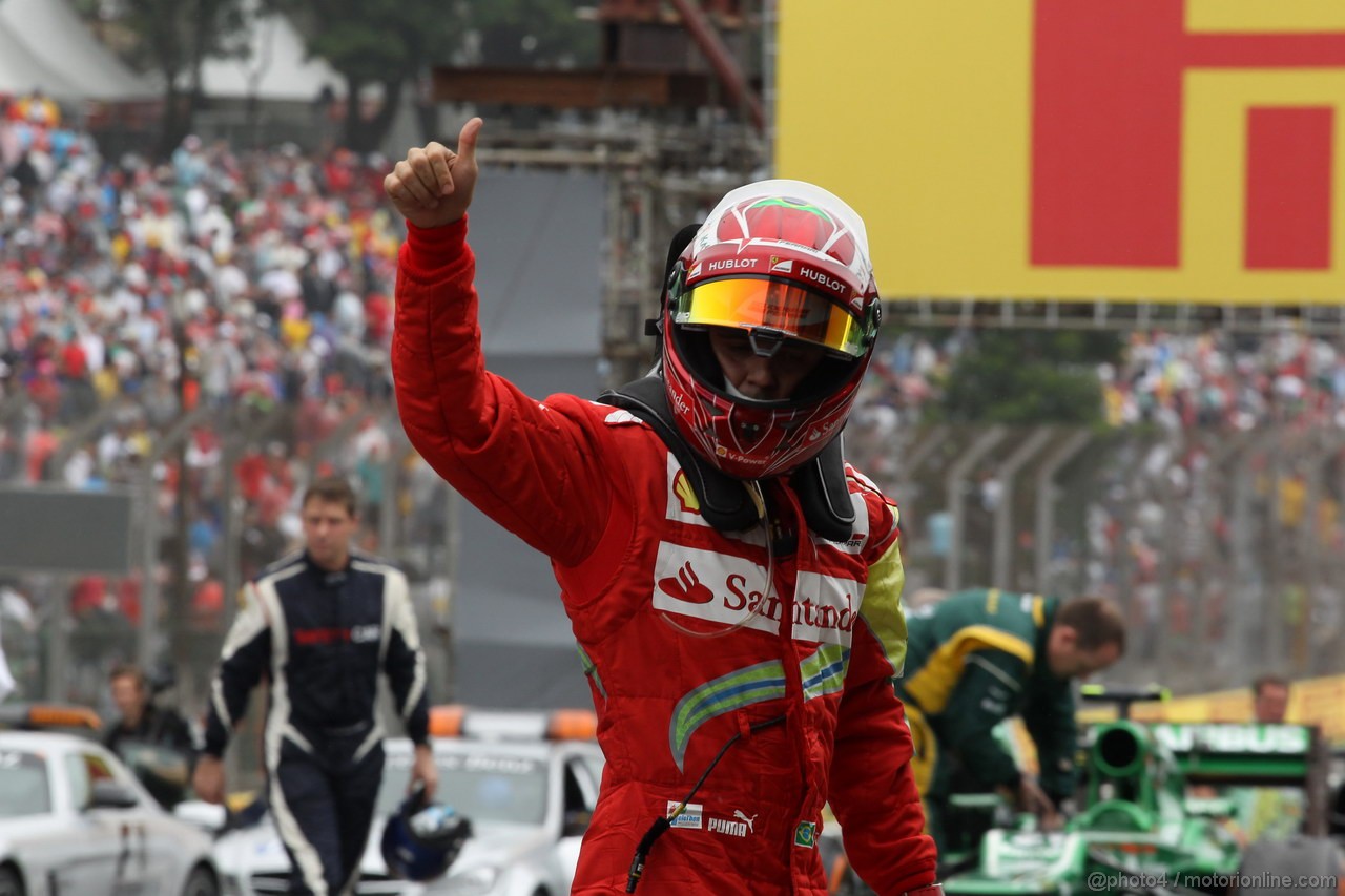 GP BRASILE, 24.11.2013 - Gara, Felipe Massa (BRA) Ferrari F138 