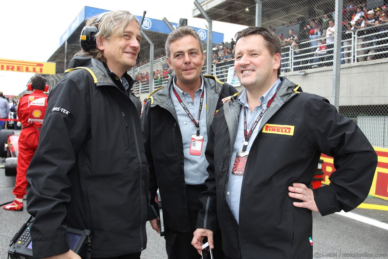 GP BRASILE, 24.11.2013 - Gara, Mario Isola (ITA), Sporting Director Pirelli  e Paul Hembery, Pirelli Motorspor Director 