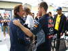 GP BRASILE, 24.11.2013 - Emerson Fittipaldi (BRA), Ex F1 Champion e Sebastian Vettel (GER) Red Bull Racing RB9 