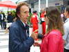 GP BRASILE, 24.11.2013 - Emerson Fittipaldi (BRA), Ex F1 Champion e Bia Figueiredo, Indy driver