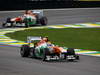 GP BRASILE, 24.11.2013 - Gara, Adrian Sutil (GER), Sahara Force India F1 Team VJM06 davanti a Paul di Resta (GBR) Sahara Force India F1 Team VJM06 