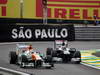 GP BRASILE, 24.11.2013 - Gara, Adrian Sutil (GER), Sahara Force India F1 Team VJM06 e Pastor Maldonado (VEN) Williams F1 Team FW35 