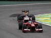 GP BRASILE, 24.11.2013 - Gara, Fernando Alonso (ESP) Ferrari F138 davanti a Mark Webber (AUS) Red Bull Racing RB9 
