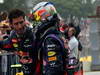 GP BRASILE, 24.11.2013 - Gara, Mark Webber (AUS) Red Bull Racing RB9 nd Sebastian Vettel (GER) Red Bull Racing RB9 vincitore 
