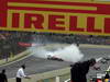 GP BRASILE, 24.11.2013 - Gara, Sebastian Vettel (GER) Red Bull Racing RB9 makes donuts