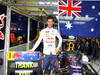 GP BRASILE, 24.11.2013 - Gara, Mark Webber (AUS) Red Bull Racing RB9 celebrates his last F1 race