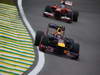 GP BRASILE, 24.11.2013 - Gara, Mark Webber (AUS) Red Bull Racing RB9 davanti a Fernando Alonso (ESP) Ferrari F138 