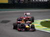 GP BRASILE, 24.11.2013 - Gara, Mark Webber (AUS) Red Bull Racing RB9 davanti a Fernando Alonso (ESP) Ferrari F138
