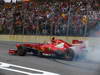 GP BRASILE, 24.11.2013 - Gara, Felipe Massa (BRA) Ferrari F138 makes donuts