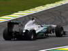 GP BRASILE, 24.11.2013 - Gara, Lewis Hamilton (GBR) Mercedes AMG F1 W04 with a punture