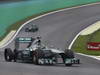 GP BRASILE, 24.11.2013 - Gara, Lewis Hamilton (GBR) Mercedes AMG F1 W04 with a punture