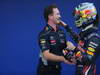 GP BRASILE, 24.11.2013 - Gara, Christian Horner (GBR), Red Bull Racing, Sporting Director e Sebastian Vettel (GER) Red Bull Racing RB9 