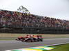 GP BRASILE, 24.11.2013 - Gara, Mark Webber (AUS) Red Bull Racing RB9 pass Fernando Alonso (ESP) Ferrari F138
