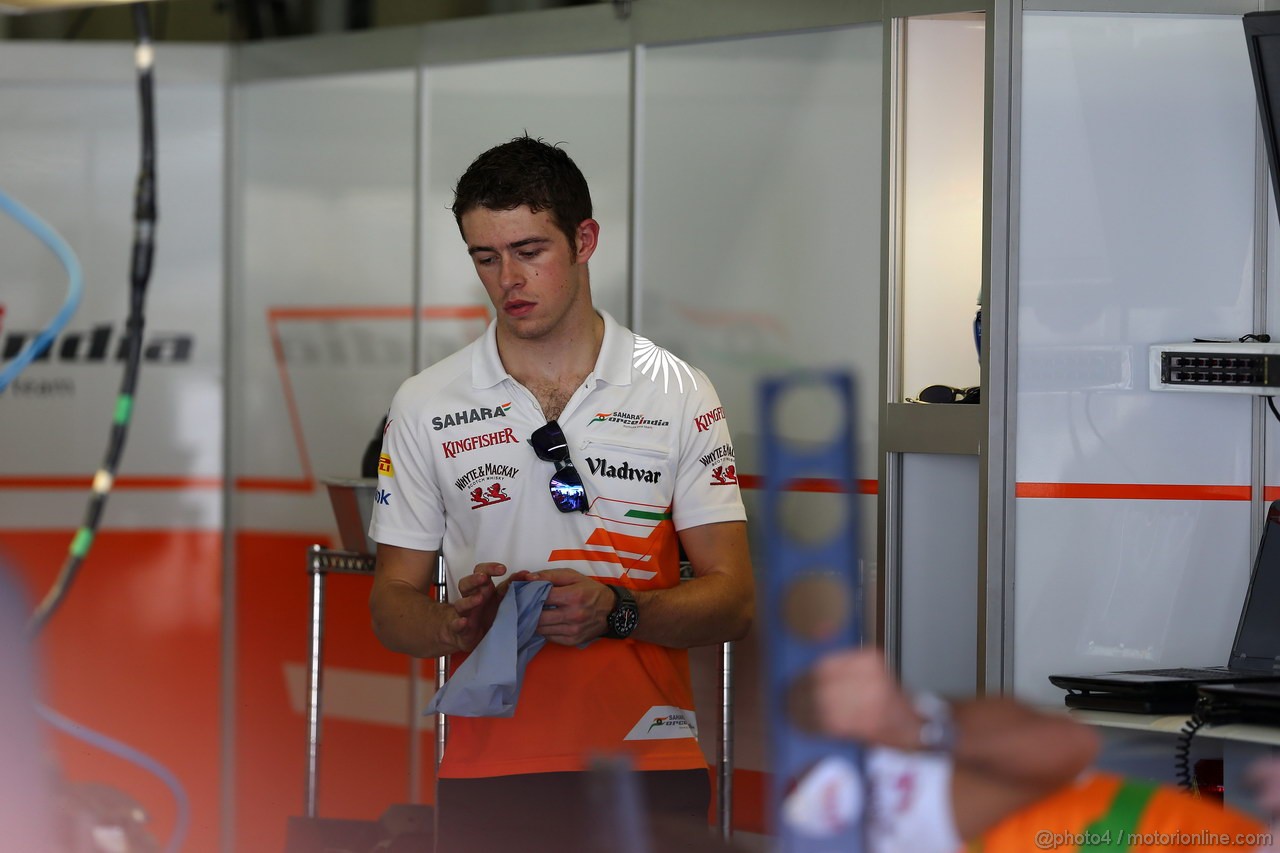 GP BRASILE, 21.11.2013- Paul di Resta (GBR) Sahara Force India F1 Team VJM06 