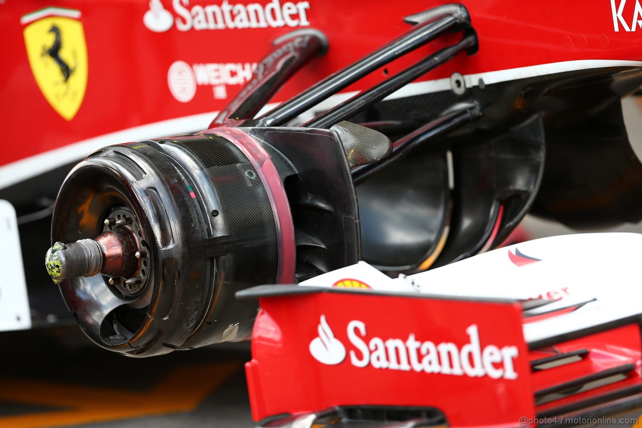 GP BRASILE, 21.11.2013- Ferrari F138, detail