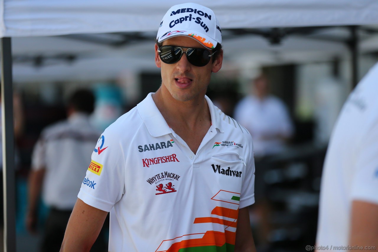 GP BRASILE, 21.11.2013- Adrian Sutil (GER), Sahara Force India F1 Team VJM06 