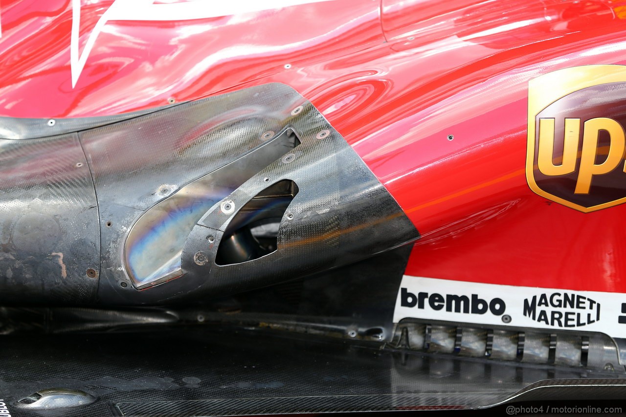 GP BRASILE, 21.11.2013- Ferrari F138, detail