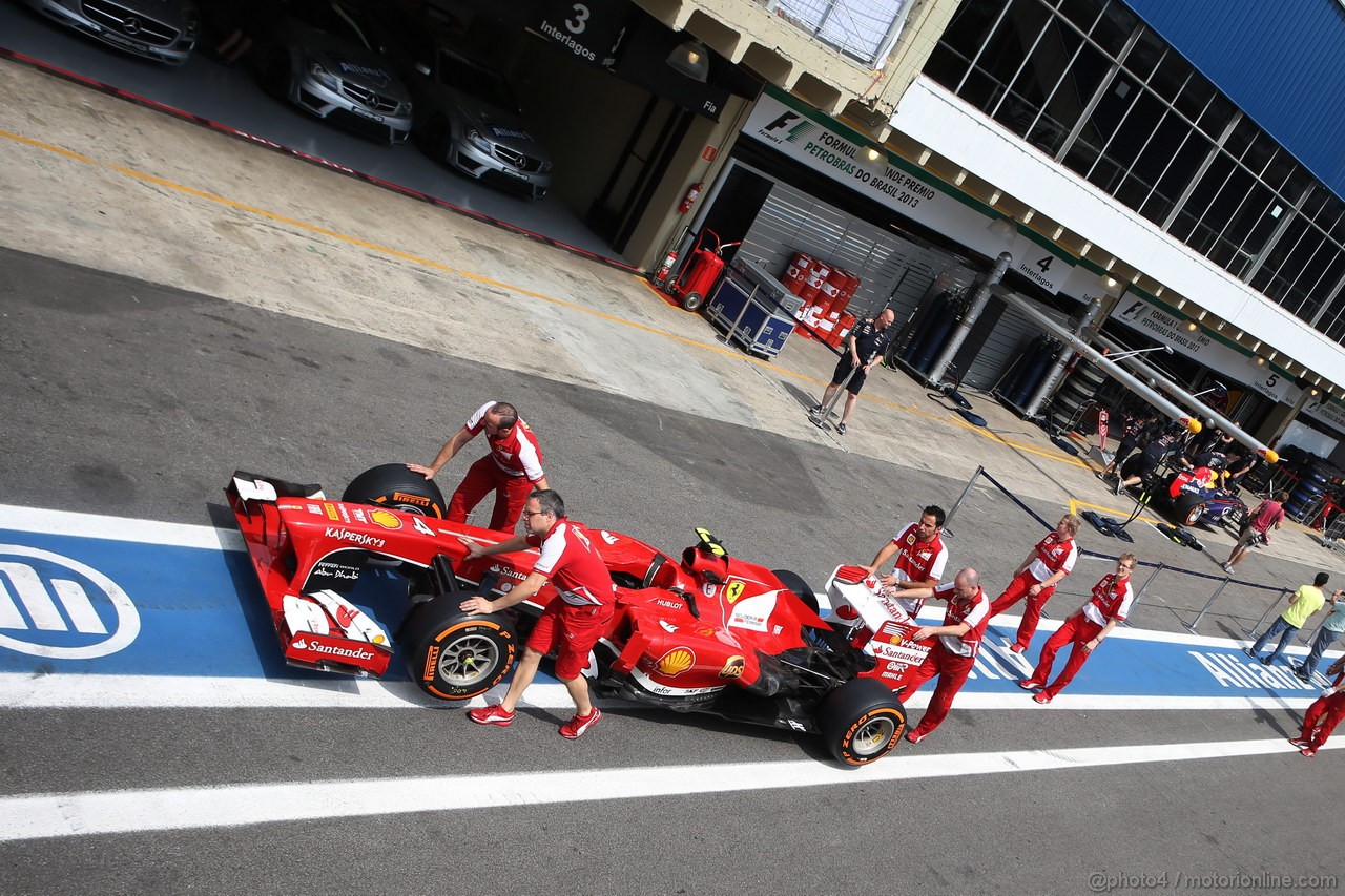 GP BRASILE, 21.11.2013- Felipe Massa (BRA) Ferrari F138 