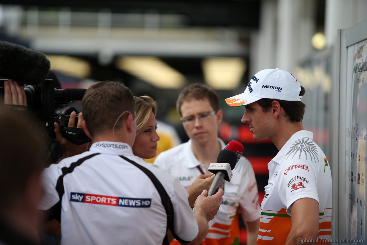 GP BRASILE, 21.11.2013- Adrian Sutil (GER), Sahara Force India F1 Team VJM06 