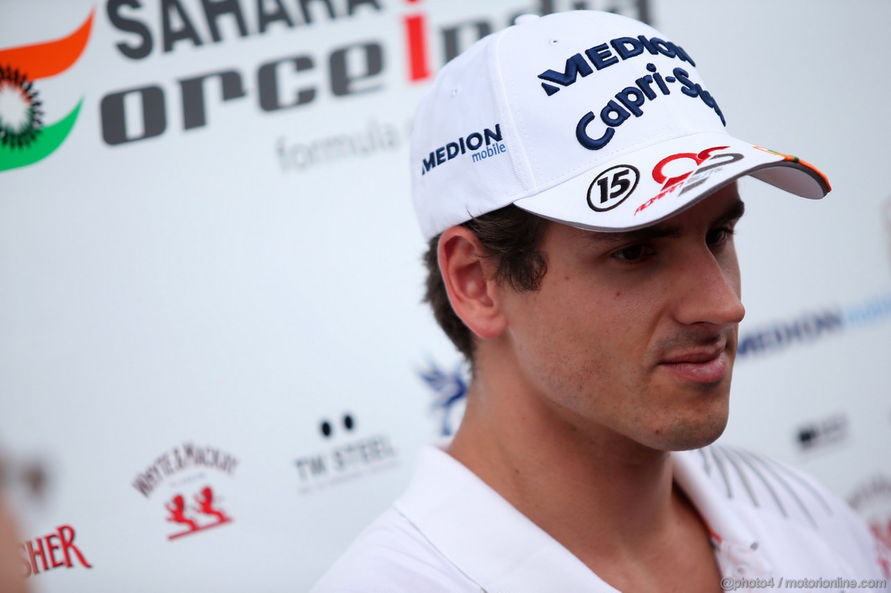 GP BRASILE, 21.11.2013- Adrian Sutil (GER), Sahara Force India F1 Team VJM06 