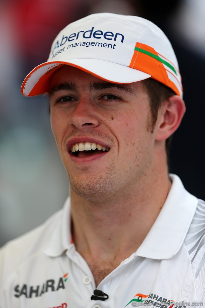GP BRASILE, 21.11.2013- Paul di Resta (GBR) Sahara Force India F1 Team VJM06 