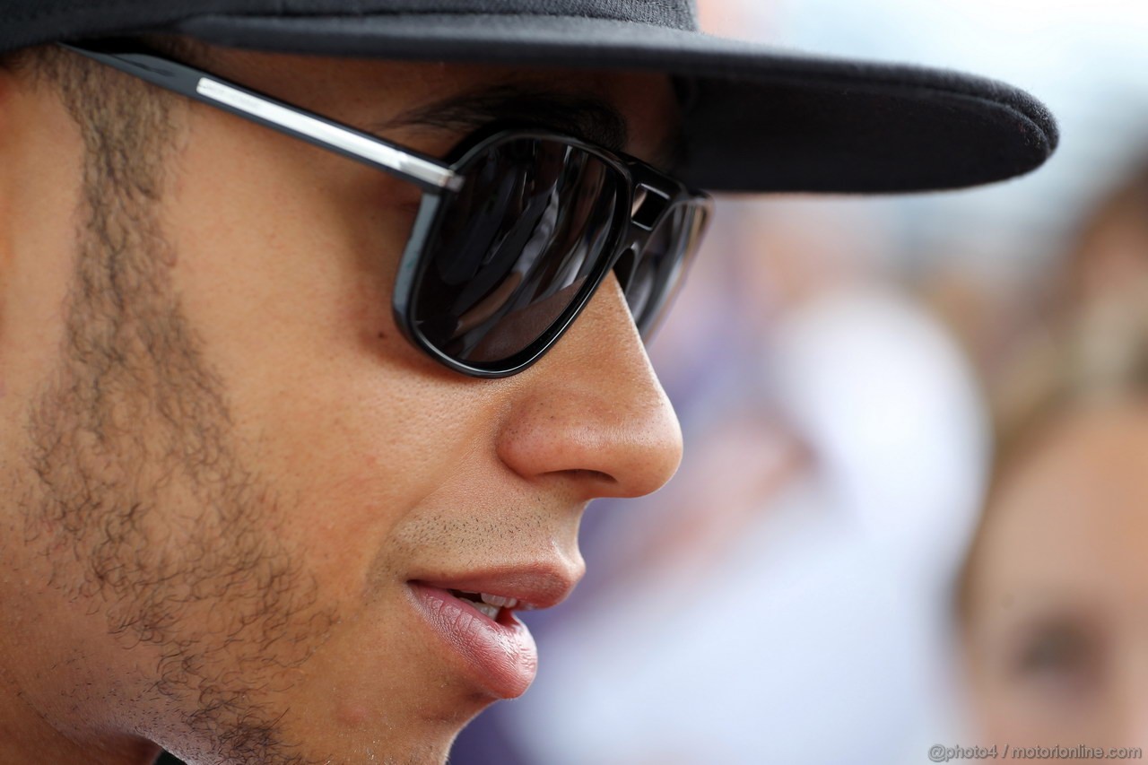 GP BRASILE, 21.11.2013- Lewis Hamilton (GBR) Mercedes AMG F1 W04 