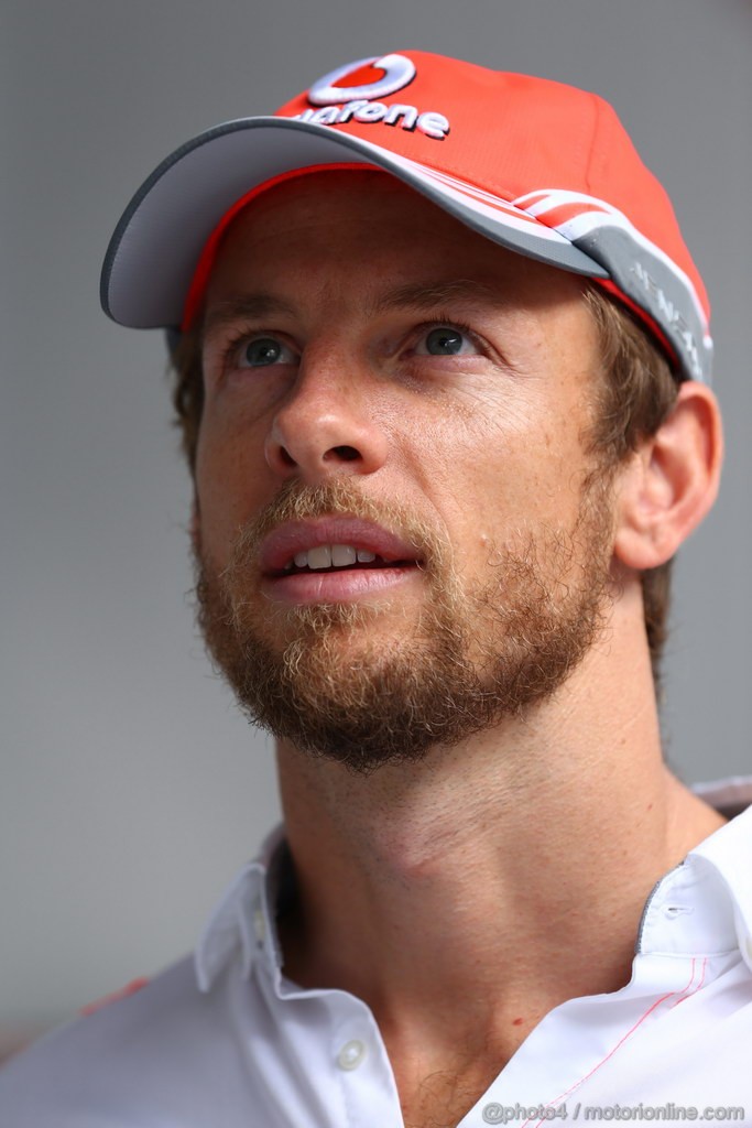 GP BRASILE, 21.11.2013- Jenson Button (GBR) McLaren Mercedes MP4-28 