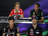GP BRASILE, 21.11.2013- Conferenza Stampa, Max Chilton (GBR), Marussia F1 Team MR02, Giedo Van der Garde (NED), Caterham F1 Team CT03, Mark Webber (AUS) Red Bull Racing RB9 e Jean-Eric Vergne (FRA) Scuderia Toro Rosso STR8 