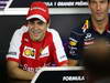 GP BRASILE, 21.11.2013- Conferenza Stampa, Felipe Massa (BRA) Ferrari F138 e Mark Webber (AUS) Red Bull Racing RB9 