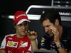 GP BRASILE, 21.11.2013- Conferenza Stampa, Felipe Massa (BRA) Ferrari F138 e Mark Webber (AUS) Red Bull Racing RB9
