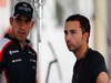 GP BRASILE, 21.11.2013- Pastor Maldonado (VEN) Williams F1 Team FW35 e his manager Nicola Todt (FRA)