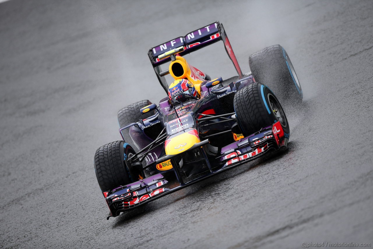 GP BRASILE, 23.11.2013- Prove Libere 3, Mark Webber (AUS) Red Bull Racing RB9 