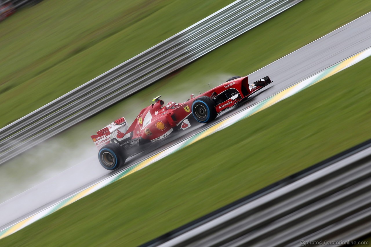 GP BRASILE, 23.11.2013- Prove Libere 3, Felipe Massa (BRA) Ferrari F138