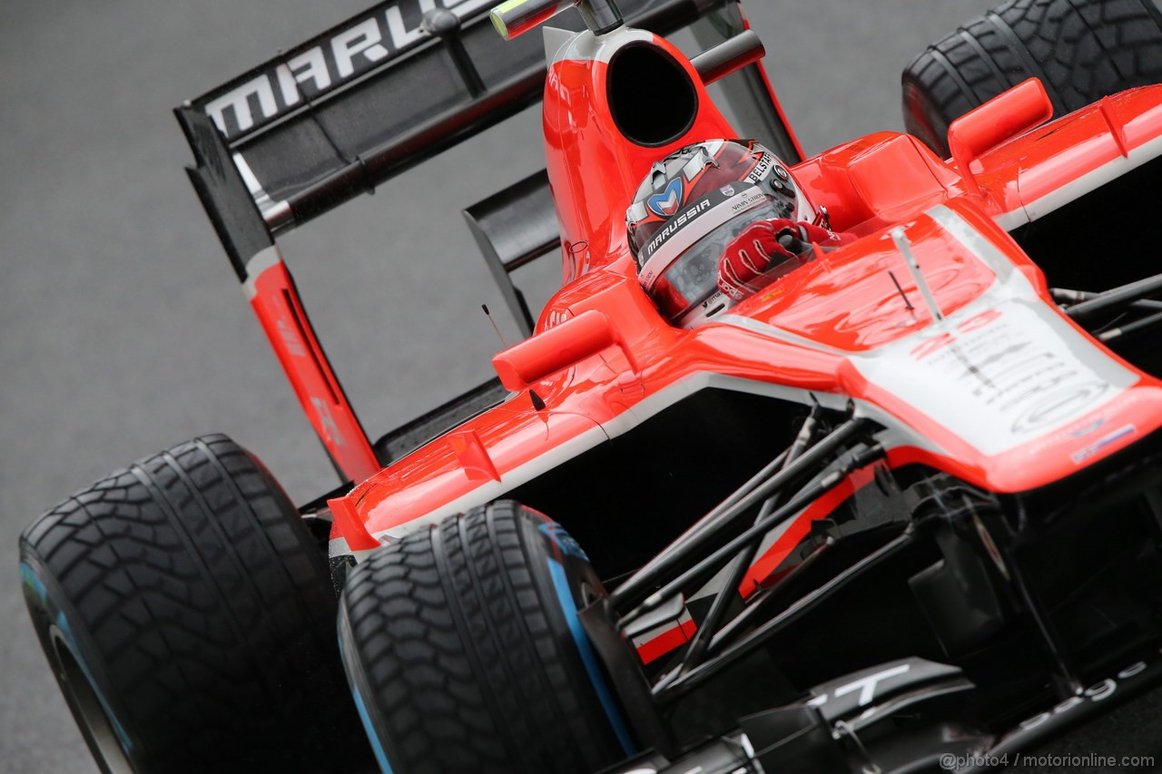 GP BRASILE, 23.11.2013- Prove Libere 3, Max Chilton (GBR), Marussia F1 Team MR02 