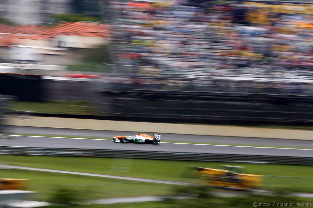 GP BRASILE, 23.11.2013- Prove Libere 3, Adrian Sutil (GER), Sahara Force India F1 Team VJM06 