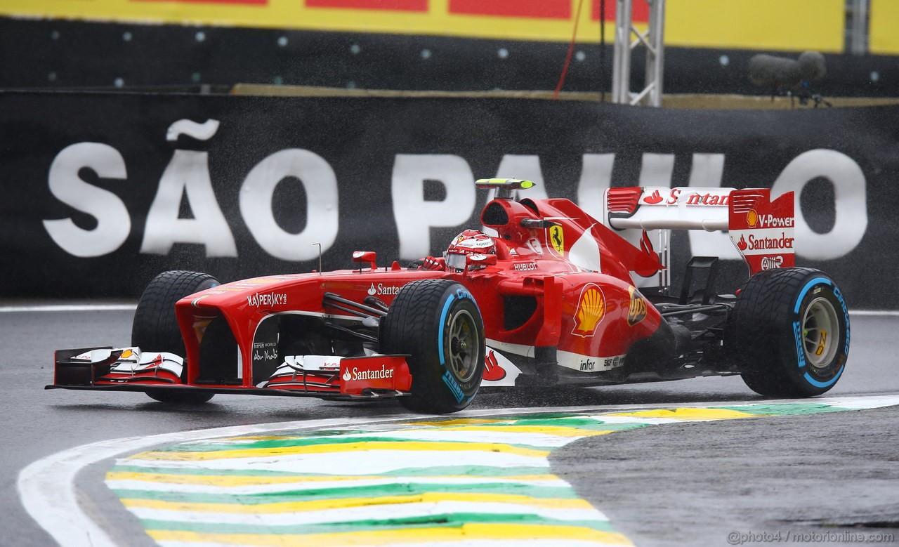GP BRASILE, 23.11.2013- Prove Libere 3, Felipe Massa (BRA) Ferrari F138 