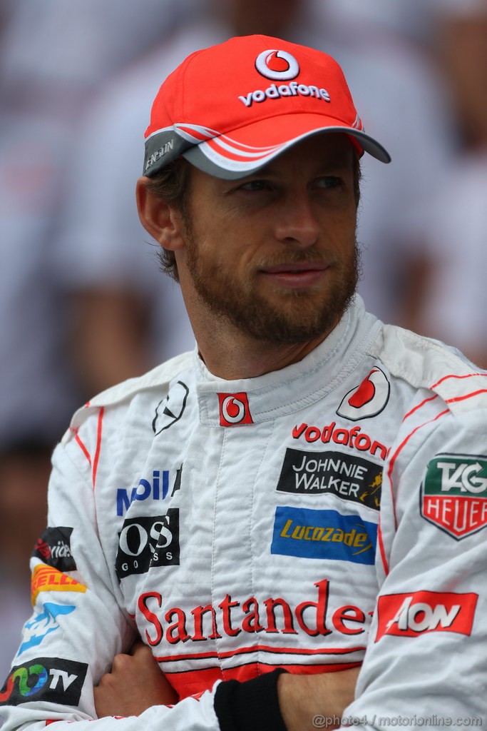 GP BRASILE, 23.11.2013- Prove Libere 3, Jenson Button (GBR) McLaren Mercedes MP4-28 