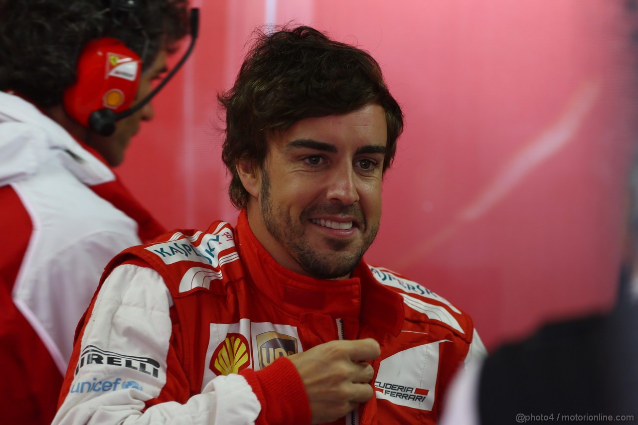 GP BRASILE, 23.11.2013- Prove Libere 3, Fernando Alonso (ESP) Ferrari F138 