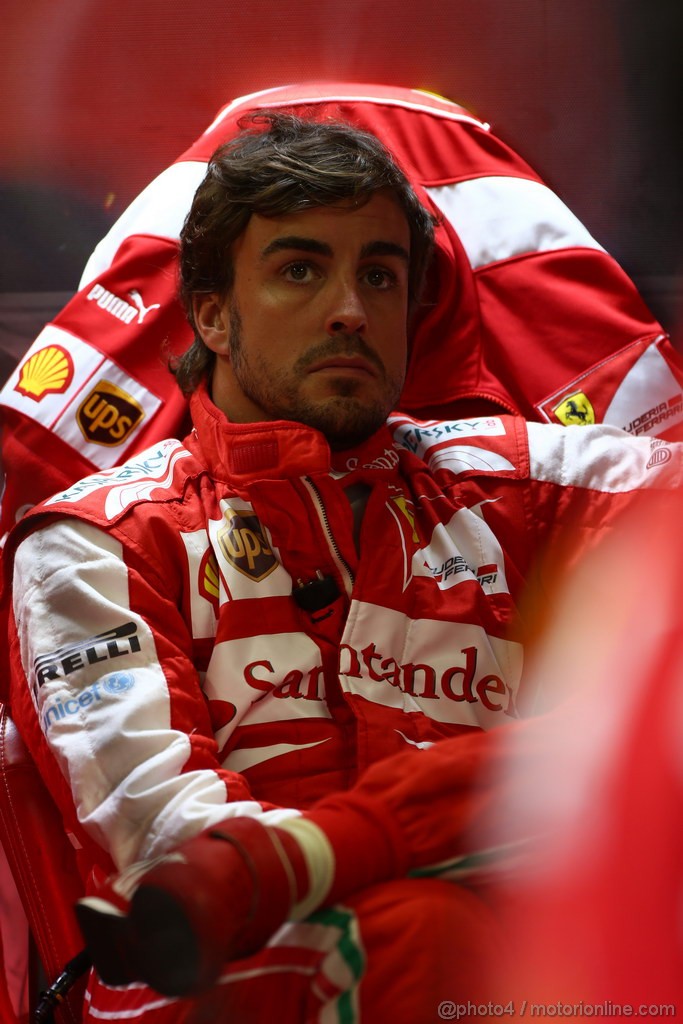 GP BRASILE, 23.11.2013- Prove Libere 3, Fernando Alonso (ESP) Ferrari F138 
