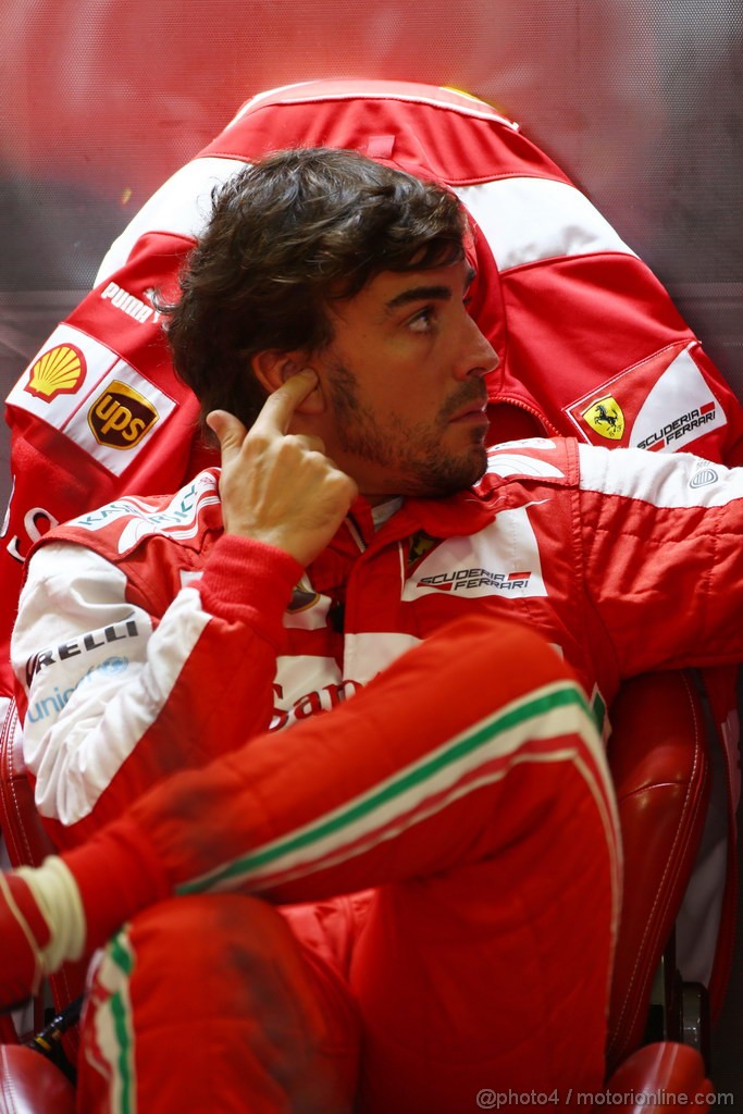 GP BRASILE, 23.11.2013- Prove Libere 3, Fernando Alonso (ESP) Ferrari F138