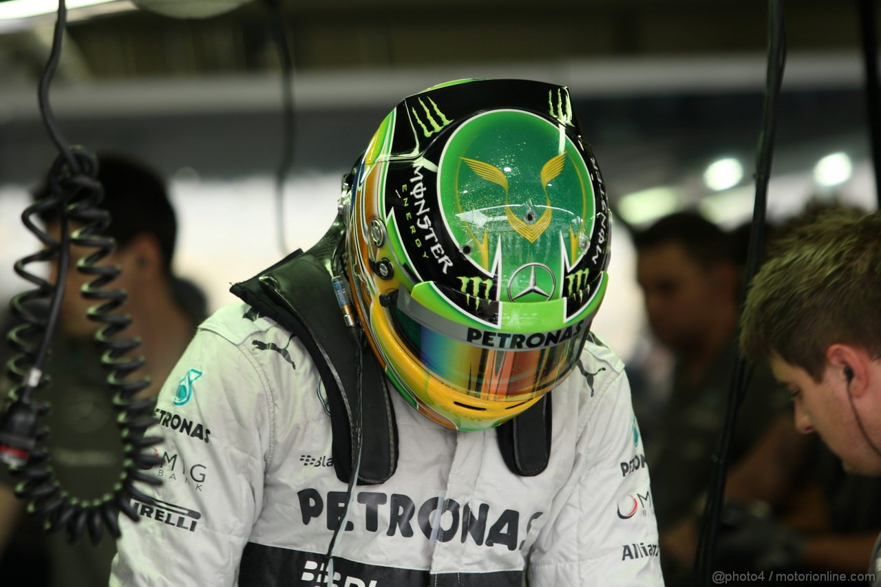 GP BRASILE, 23.11.2013- Prove Libere 3, Lewis Hamilton (GBR) Mercedes AMG F1 W04 