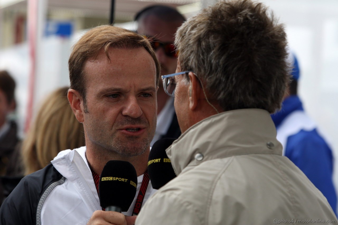 GP BRASILE, 23.11.2013- Prove Libere 3, Rubens Barrichello (BRA) e Eddie Jordan