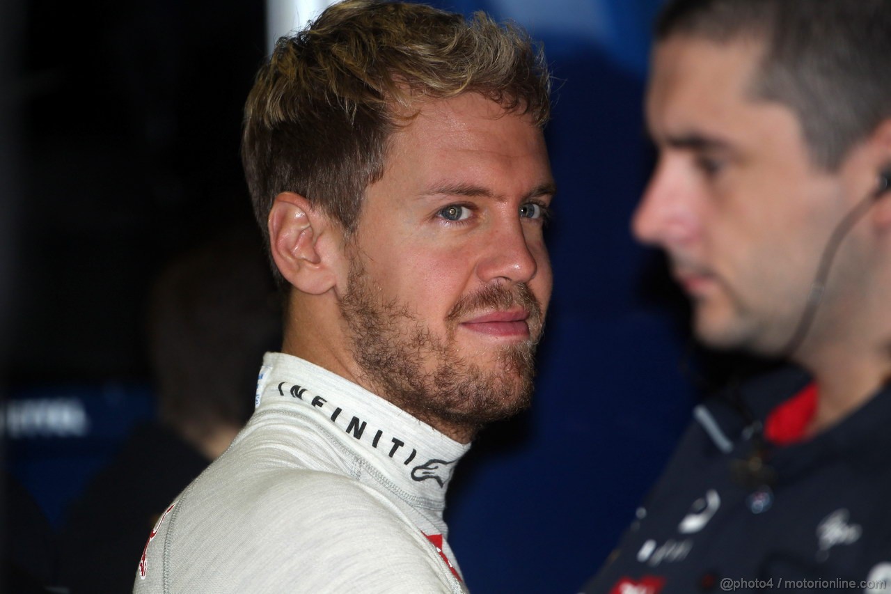 GP BRASILE, 23.11.2013- Prove Libere 3, Sebastian Vettel (GER) Red Bull Racing RB9 