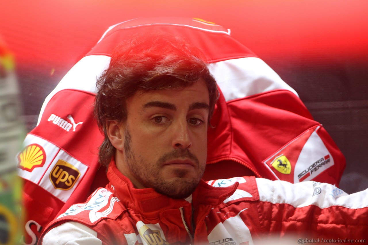 GP BRASILE, 23.11.2013- Prove Libere 3, Fernando Alonso (ESP) Ferrari F138 