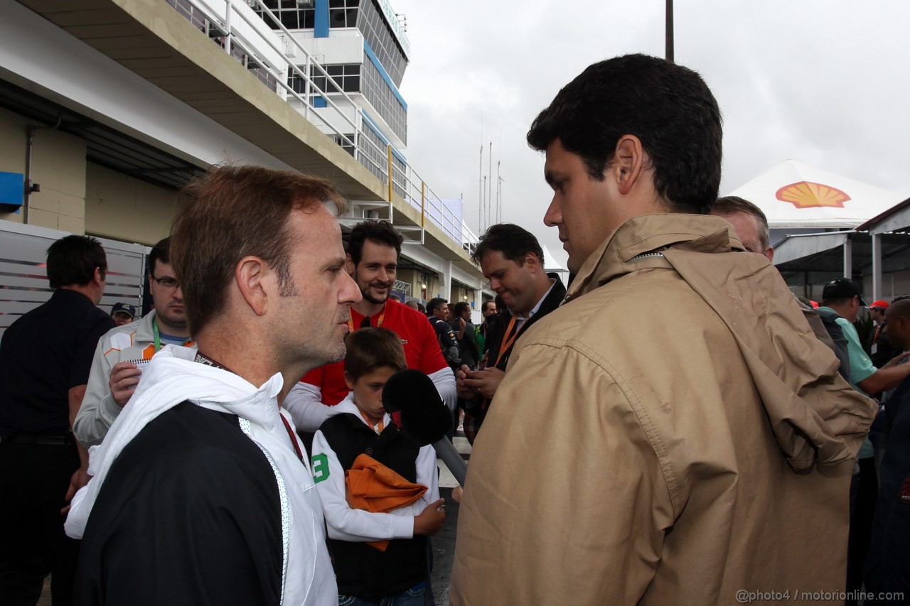 GP BRASILE, 23.11.2013- Prove Libere 3, Rubens Barrichello (BRA) 
