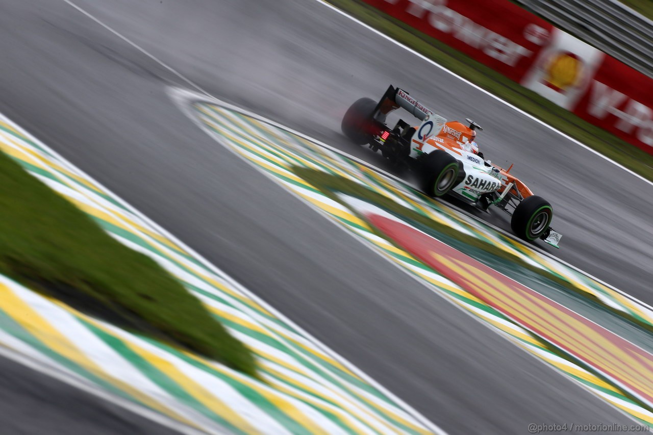 GP BRASILE, 23.11.2013- Prove Libere 3, Paul di Resta (GBR) Sahara Force India F1 Team VJM06 
