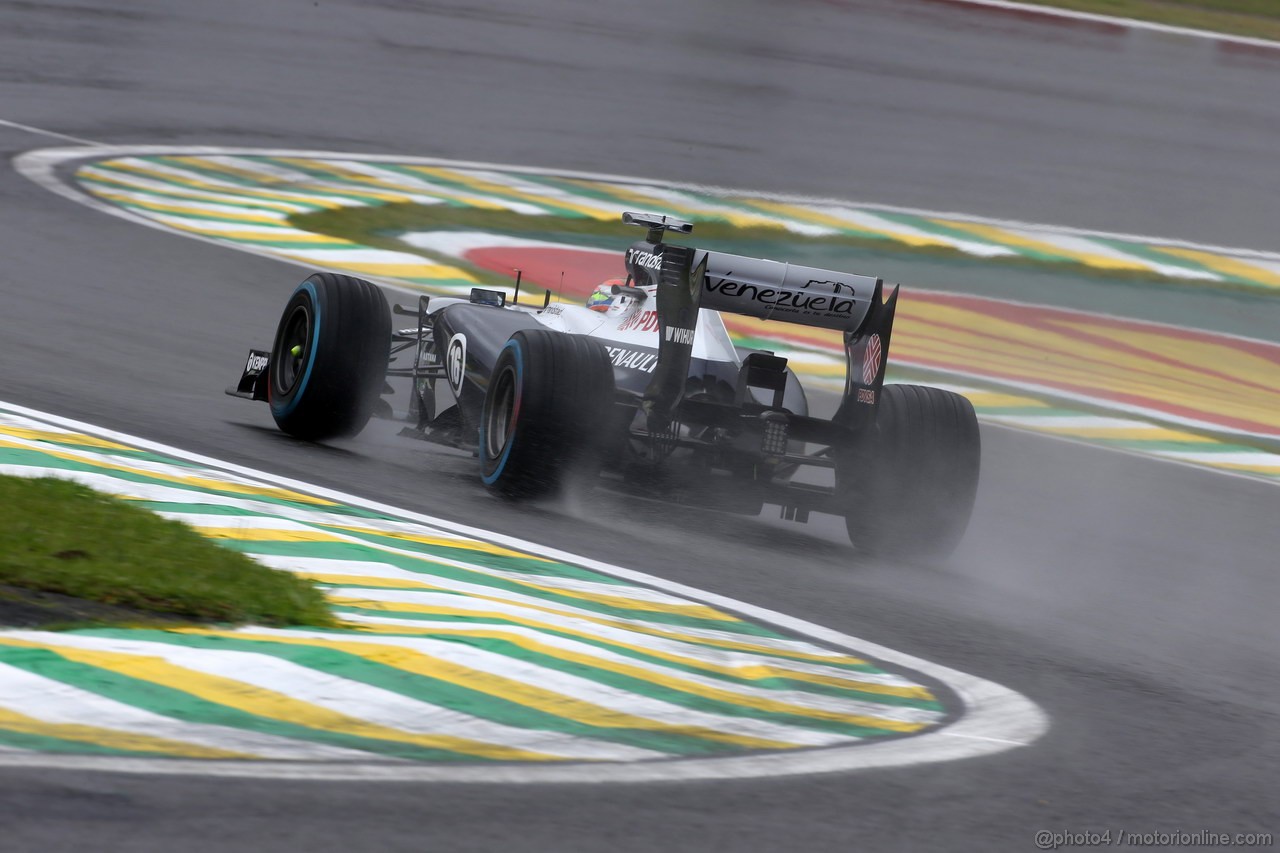 GP BRASILE, 23.11.2013- Prove Libere 3, Valtteri Bottas (FIN), Williams F1 Team FW35 
