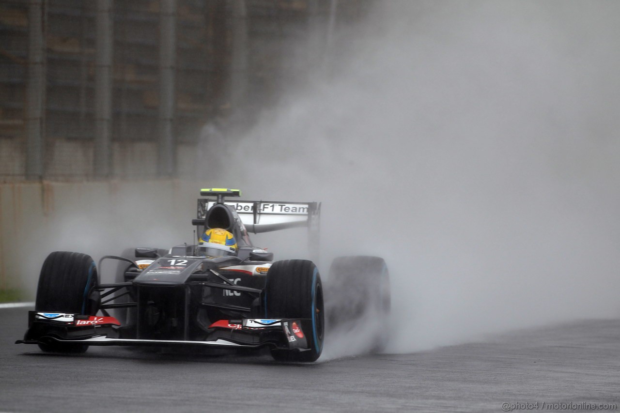 GP BRASILE, 23.11.2013- Prove Libere 3, Esteban Gutierrez (MEX), Sauber F1 Team C32 